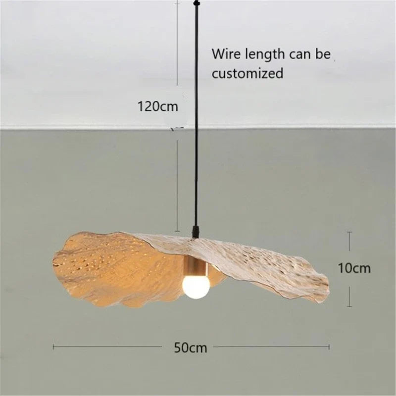 suspension en métal lotus nordique pour décoration intérieure