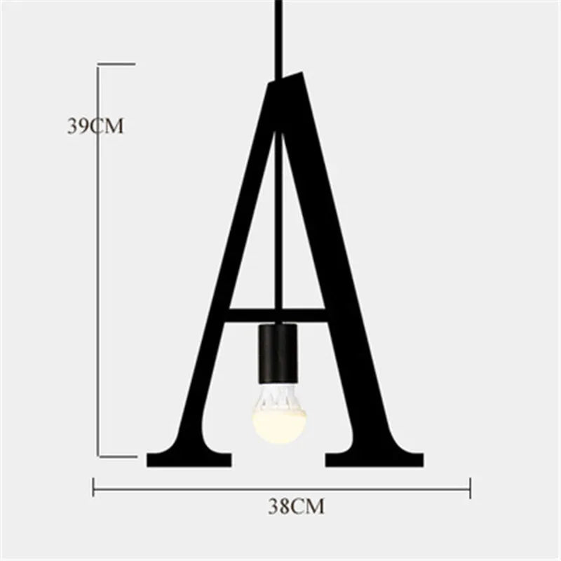 suspension nordique diy love luminaire décoratif pour loft et bar