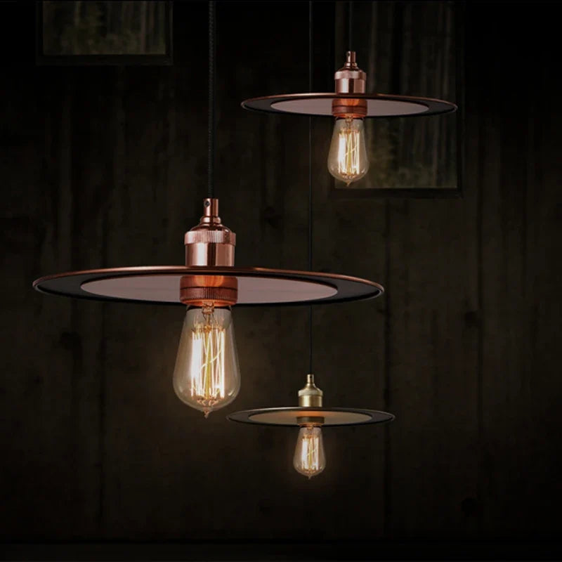 suspension vintage ufo led pour bar et restaurant