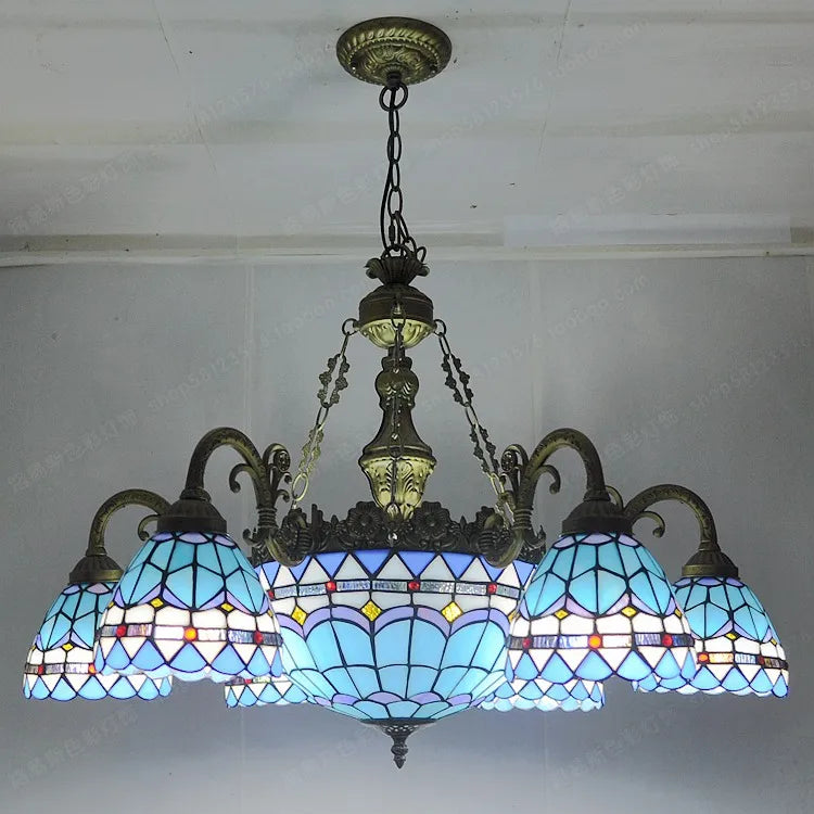 lustre moderne en verre design nordique pour décoration intérieure