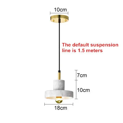 Nordic marble chandeliers post-modern minimalist bar, living room, dining room, bedside decorative lamps and lanterns