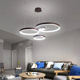 suspension moderne à led pour décoration intérieure et commerciale