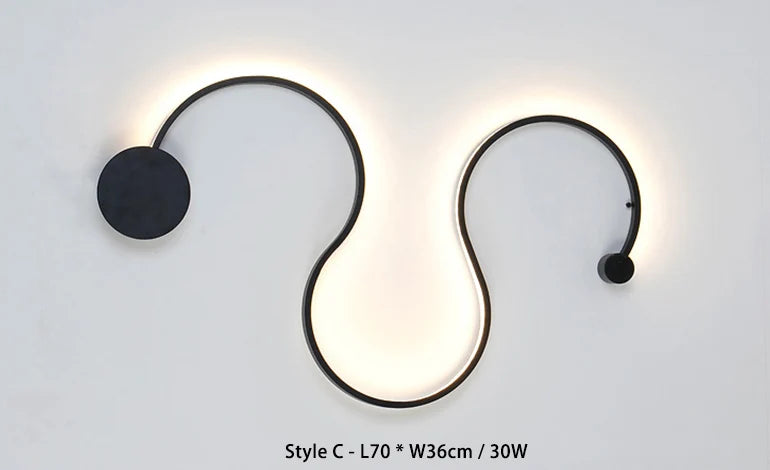 applique murale led moderne pour décoration intérieure élégante