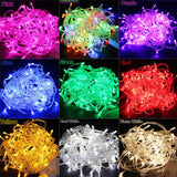 guirlande lumineuse led 100 ampoules étanches pour extérieur décorations festives