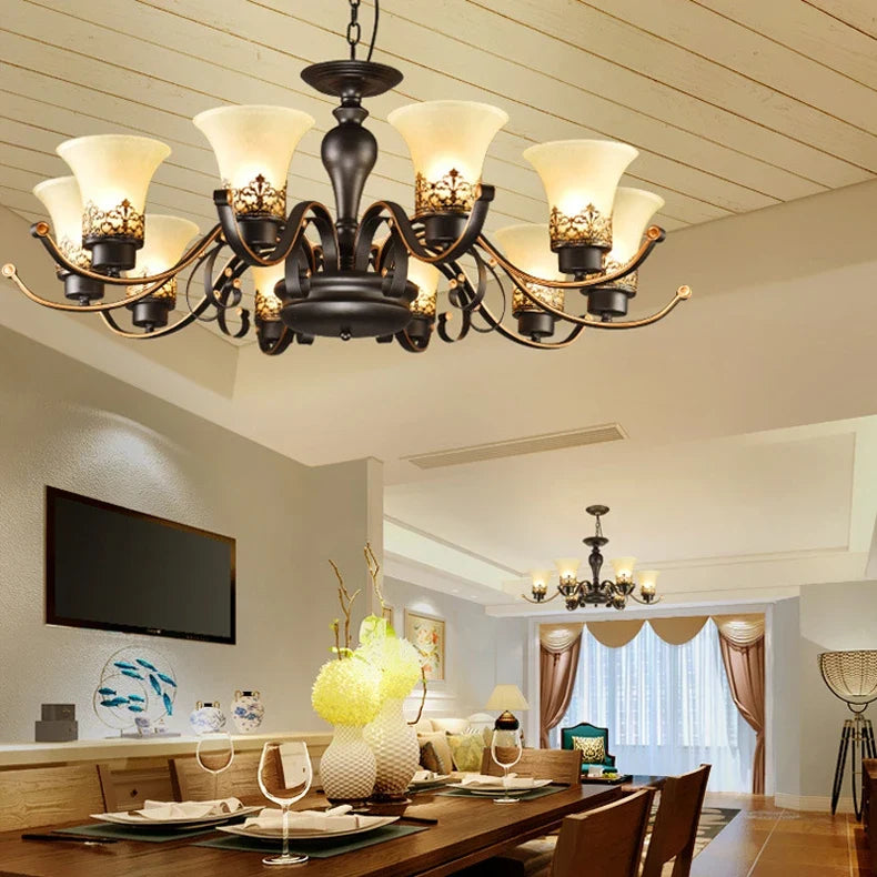 lustre de luxe moderne pour hôtel luminaire suspendu