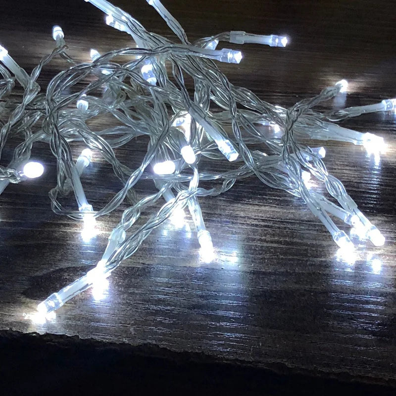 guirlande lumineuse led à piles pour décoration festive et Noël