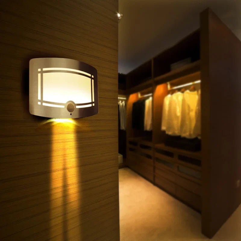 applique murale led avec détecteur de mouvement alimentée par batterie