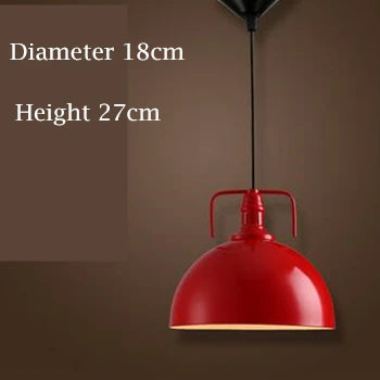 suspension style loft led vintage industriel noir