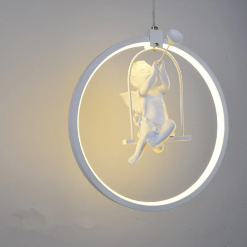 suspension moderne gzmj suspension ronde acrylique led hôtel