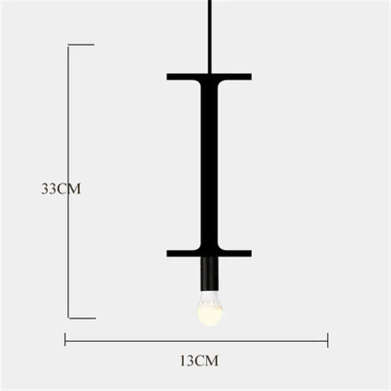 suspension nordique diy love luminaire décoratif pour loft et bar