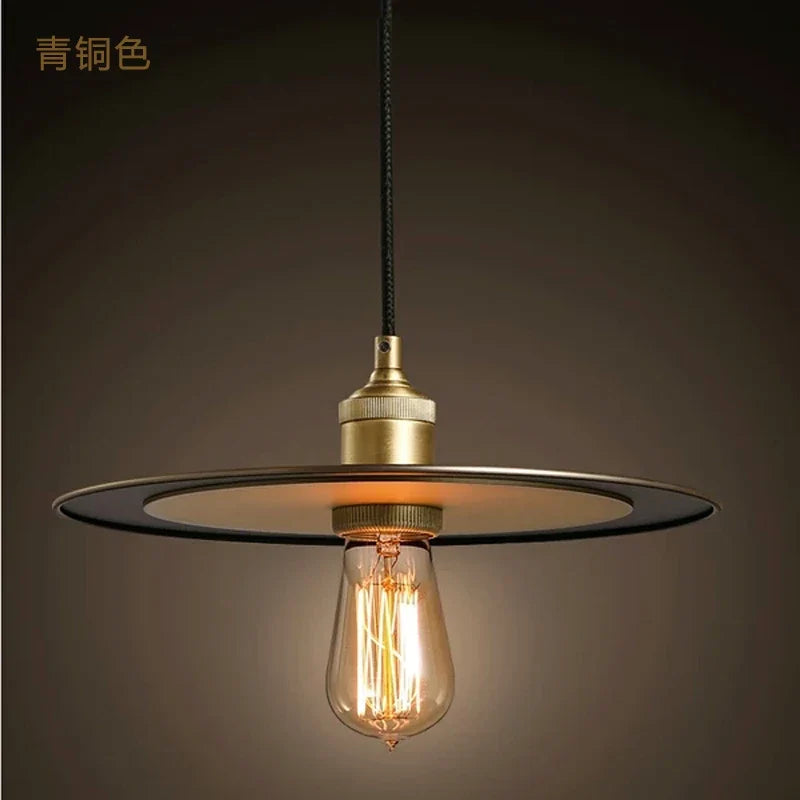 suspension vintage ufo led pour bar et restaurant
