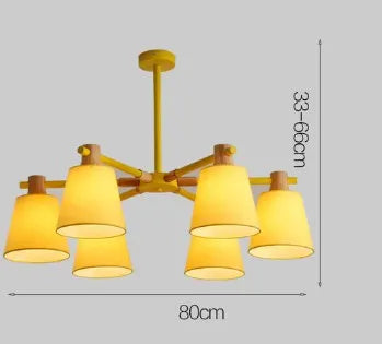 lustre à led design nordique pour éclairage suspendu moderne