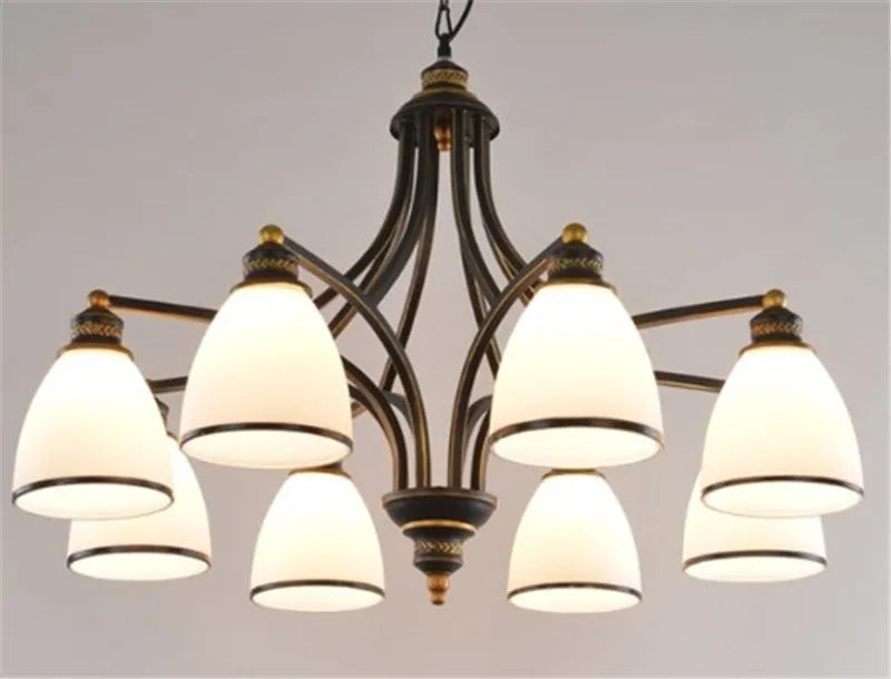 lustre en verre moderne pour un éclairage élégant