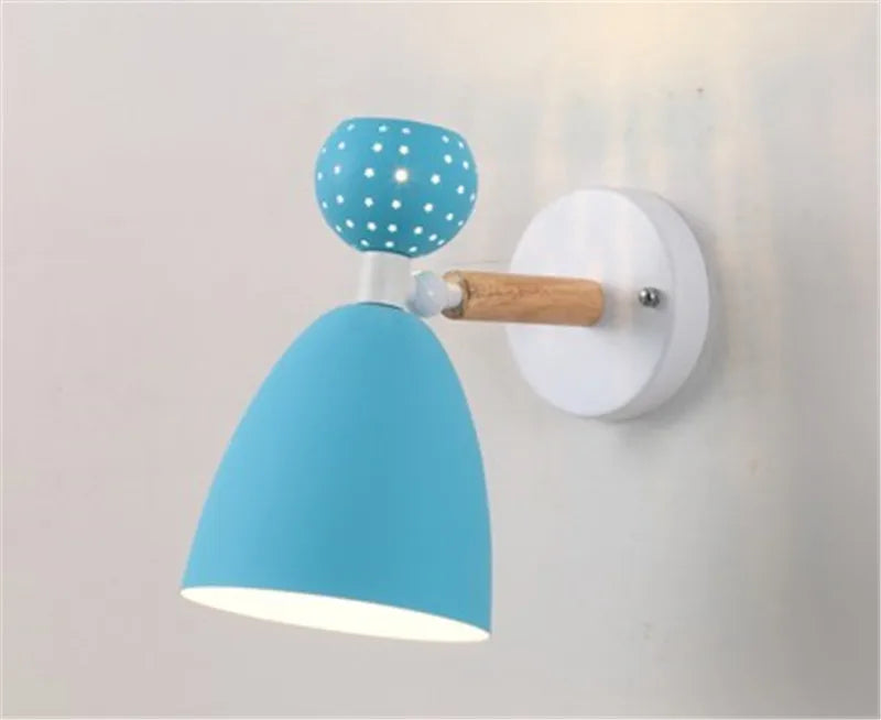 applique murale nordique moderne en bois pour lecture