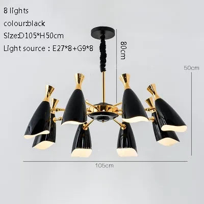 lustre moderne design nordique pour intérieur élégant