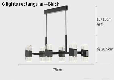 lustre de luxe design pour un éclairage nordique élégant