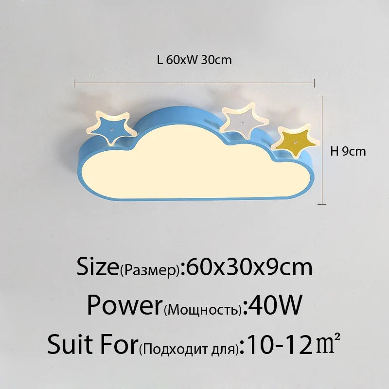 plafonnier led nuage design pour éclairage intérieur décoratif