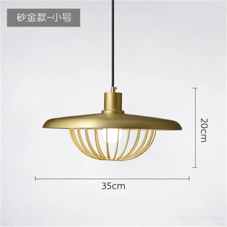 lustre nordique en forme de chapeau de grain de bois