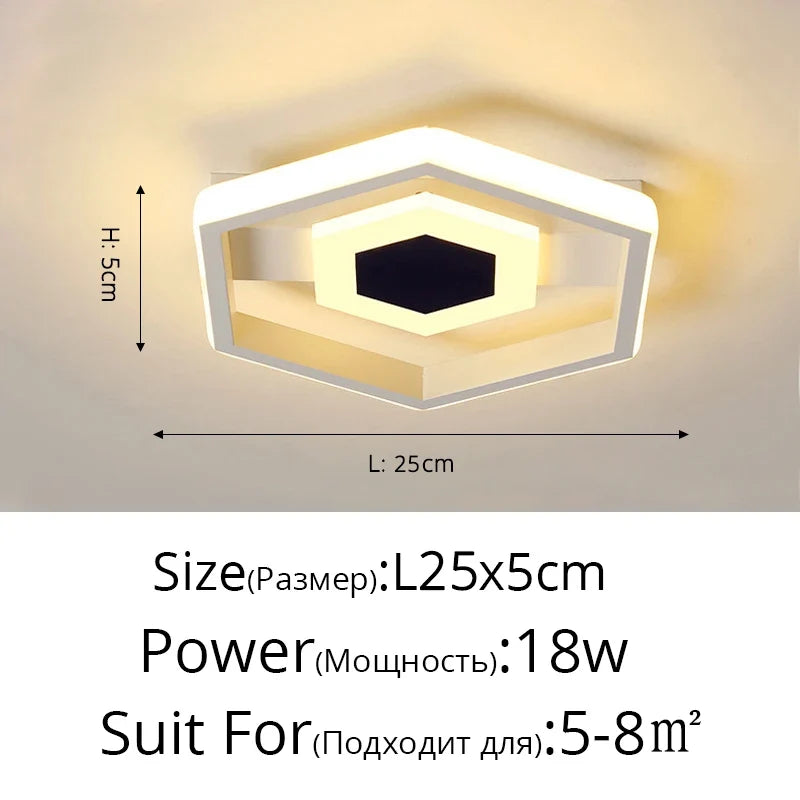 lustre luminaire led acrylique mince pour décoration maison