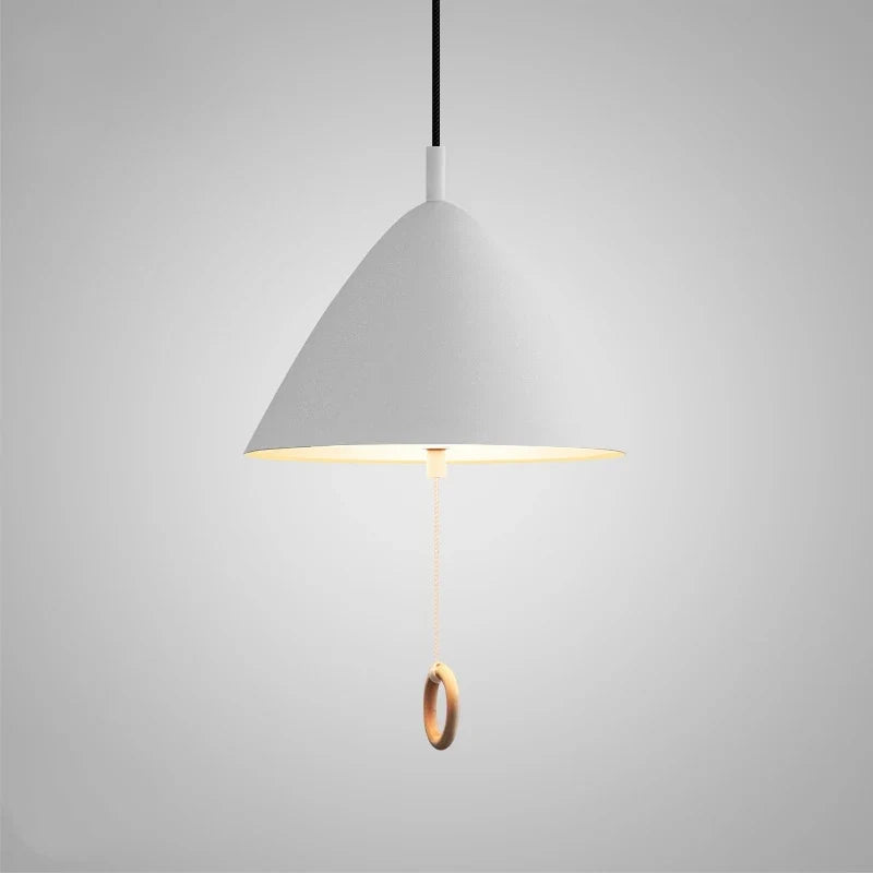 suspension design simple macaron avec interrupteur à tirer