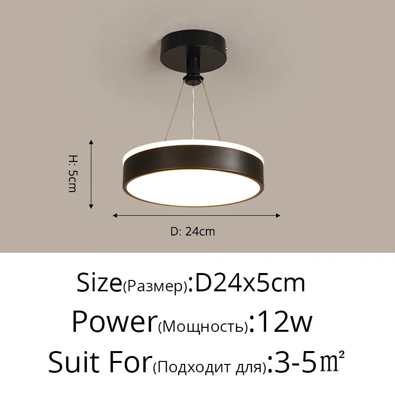 lustres led modernes pour décoration de maison luminaire