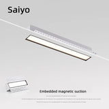 barre lumineuse led créative encastrée pour éclairage intérieur