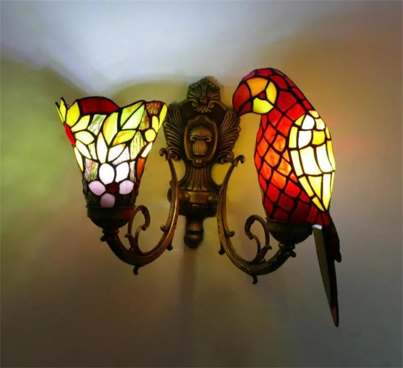 applique murale en verre coloré pour déco créative lumineuse