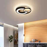 plafonnier rond au design nordique pour intérieur moderne