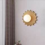 appliques murales solaires led modernes en fer nordique décoratives