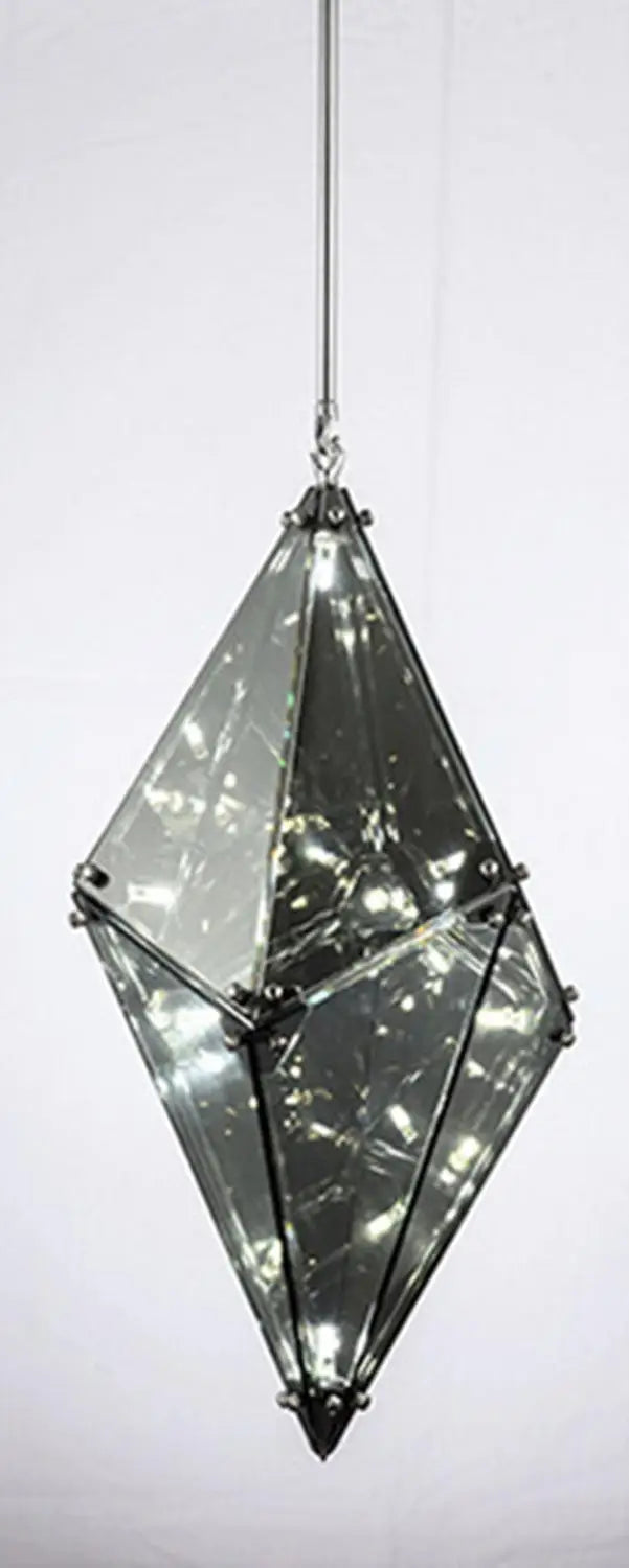 suspension luxueuse en verre de style moderne