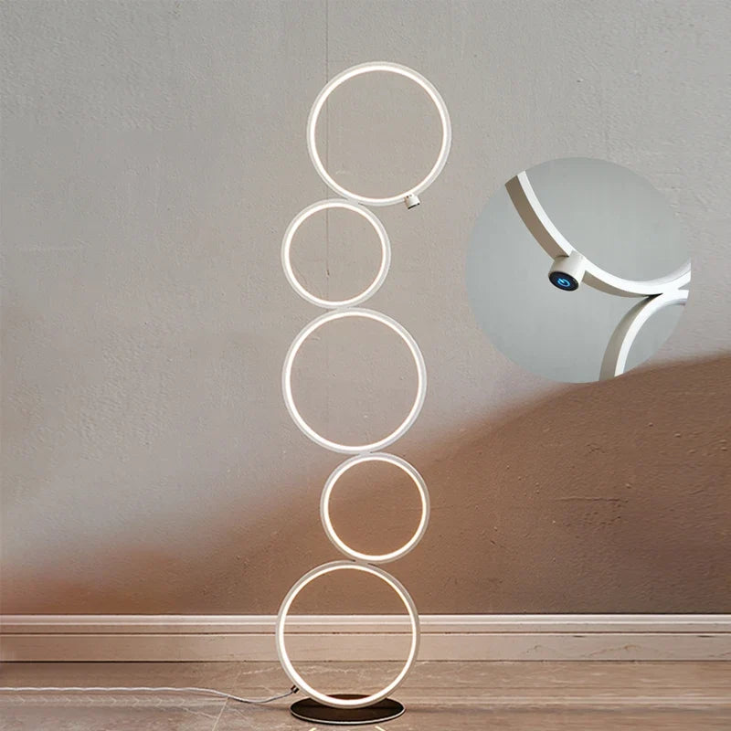 Lampadaire LED nordique déco salon