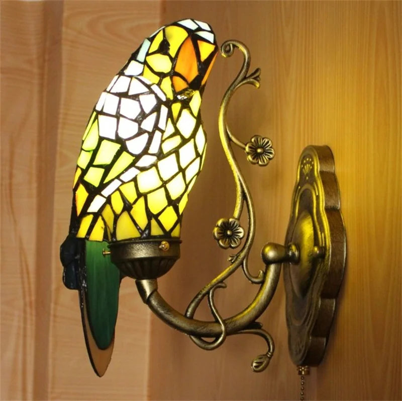 applique murale en verre coloré pour déco créative lumineuse