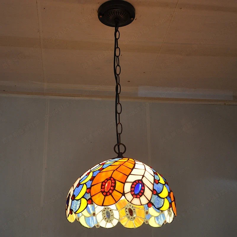 lustre en lucite style tiffany pour intérieur chic