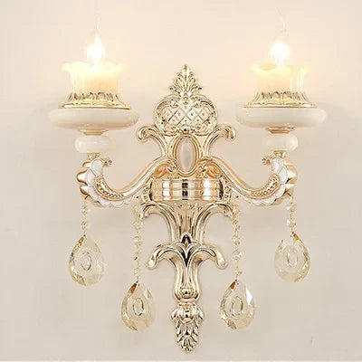 applique murale en cristal design moderne pour intérieur élégant