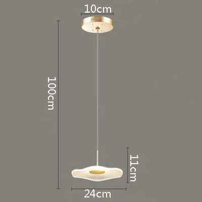 suspension moderne en acrylique pour décoration intérieure élégante