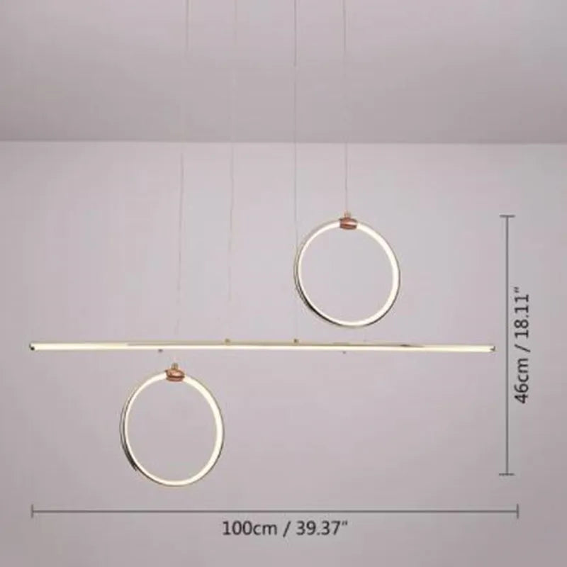 lustre circulaire moderne et luxueux pour éclairage intérieur