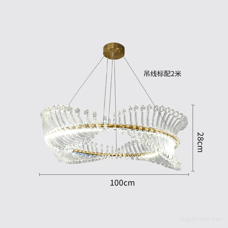 lustre design moderne led luminaire simple nordique suspendu