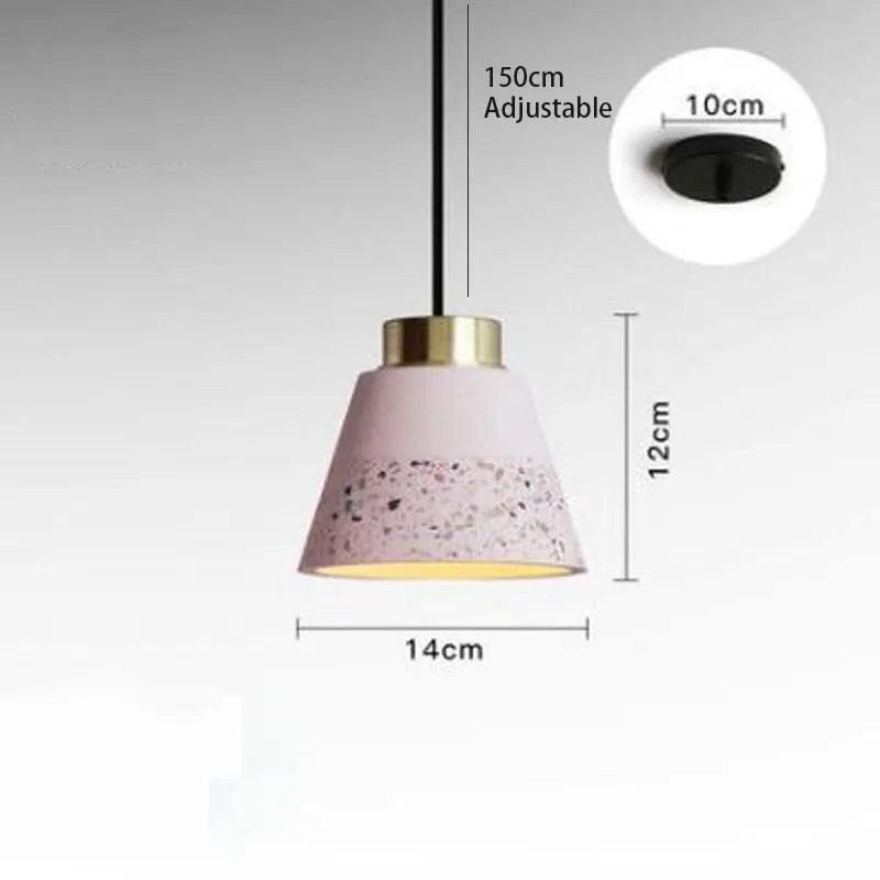 suspension vintage en ciment pour bar et café