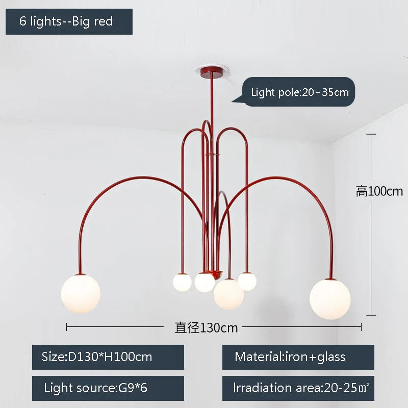 suspension moderne design postmoderne pour intérieur élégant
