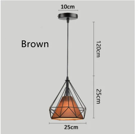 2022 New Nordic aisle diamond chandelier simple modern retro wrought iron living room dining room led ceiling chandelier