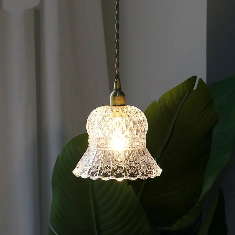 suspension en verre rétro nordique pour décoration intérieure