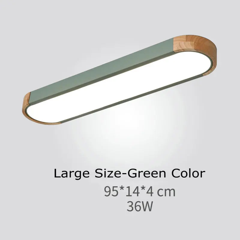 plafonnier nordique long 3 coul fermentation gradation led lampe