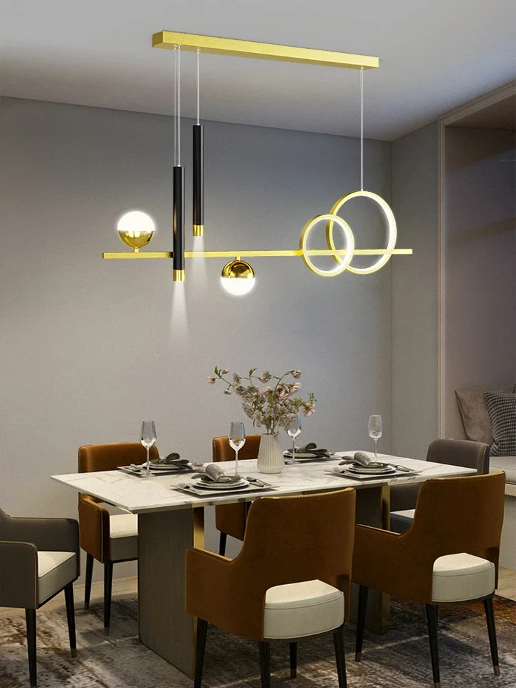 lustre de luxe nordique lumière led moderne créatif