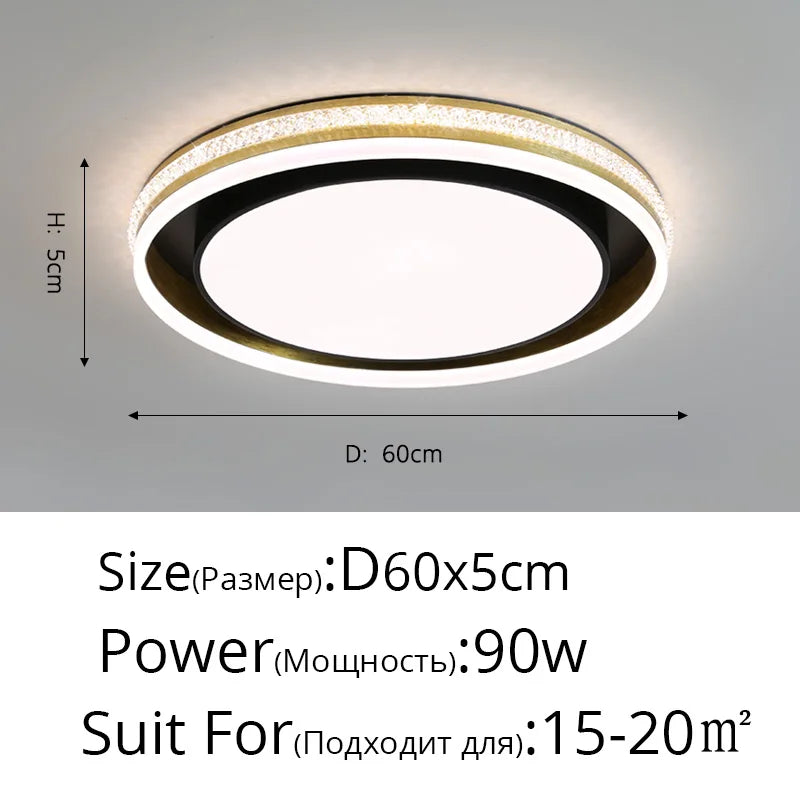 plafonnier led rond pour éclairage intérieur varié
