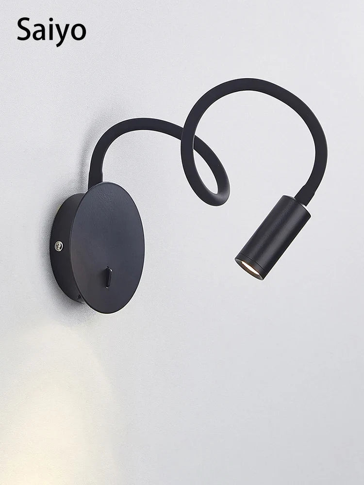 lampe de lecture led flexible pour maison hôtel