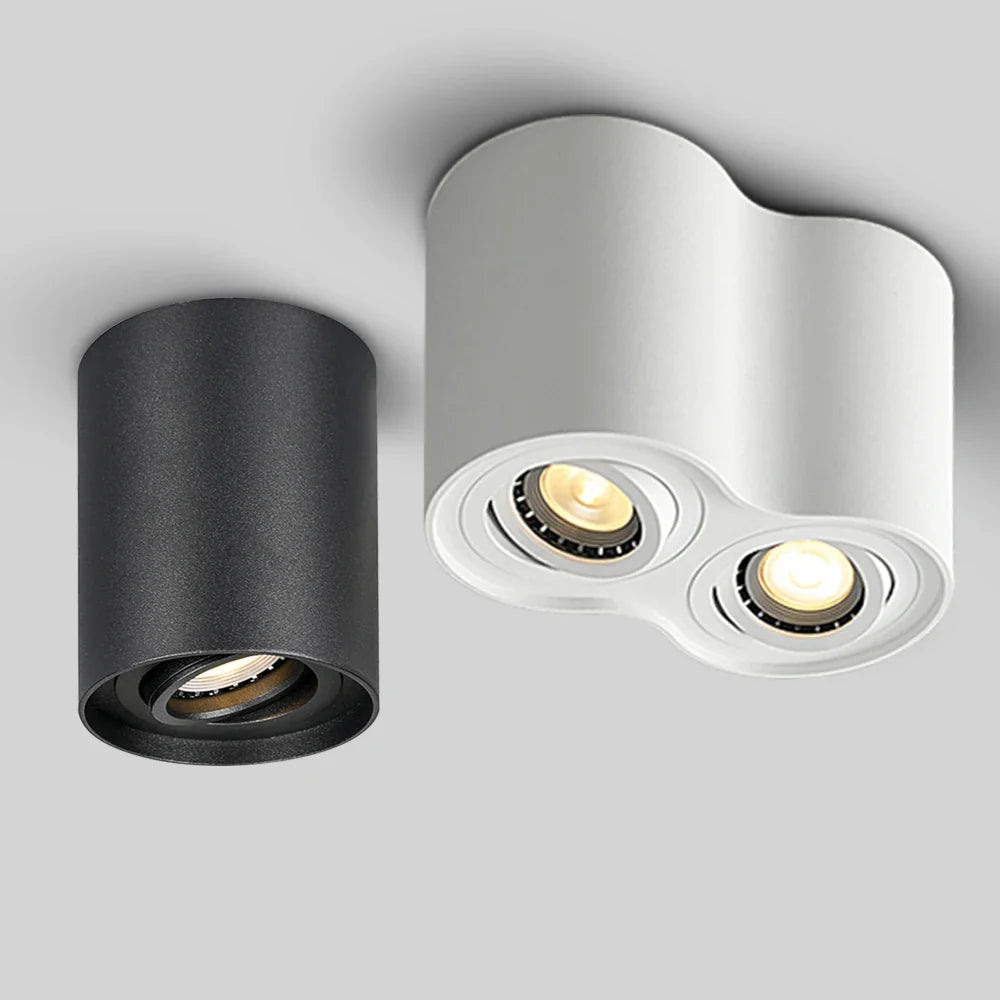 spot double tête led gu10 pour décoration et éclairage de maison