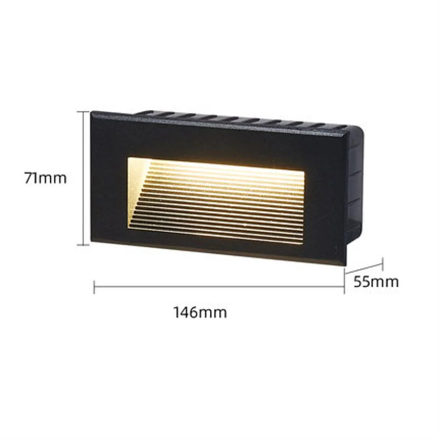 applique murale led étanche pour jardin et escaliers
