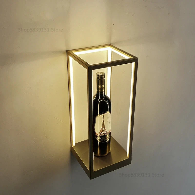 applique murale led moderne cube créatif décoration murale