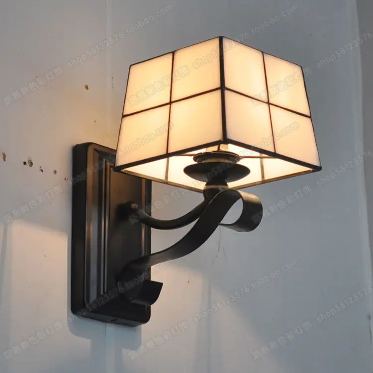 applique murale tiffany design moderne en verre élégante et tendance