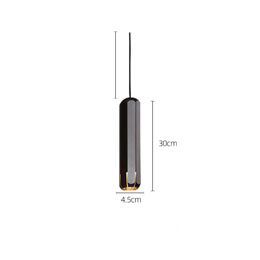 suspension moderne minimaliste en aluminium pour intérieur élégant